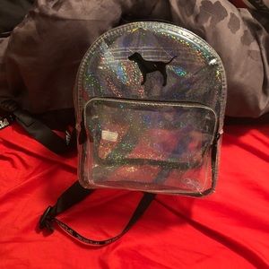 Vs pink clear mini bag